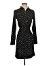 Ann Taylor 100% Polyester Polka Dots Black Casual Dress Size XXS - photo 1