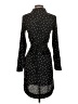 Ann Taylor 100% Polyester Polka Dots Black Casual Dress Size XXS - photo 2