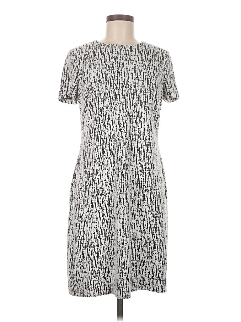 Pre-owned Calvin Klein Casual Dress In Gray