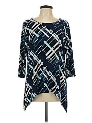 Easywear by Chico's 3/4 Sleeve T-Shirt (view 1)