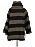 Zara Basic Stripes Black Tan Coat Size XS - photo 2