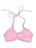 Assorted Brands Solid Pink Swimsuit Top Size L - photo 2