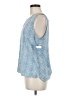 Caslon 100% Viscose Blue Sleeveless Blouse Size M - photo 5