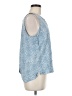 Caslon 100% Viscose Blue Sleeveless Blouse Size M - photo 4