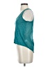 Chloe K 100% Rayon Teal Sleeveless Blouse Size XS - photo 5