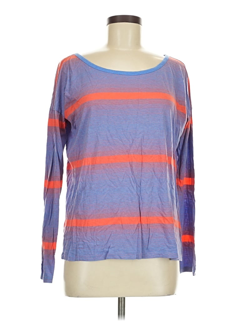 Pre-owned Gap Long Sleeve T-shirt In Blue