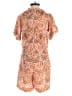 Dazey LA 100% Polyester Paisley Orange Romper Size XS - photo 2