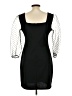 BCBGeneration Polka Dots Black Cocktail Dress Size L - photo 2
