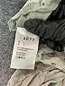 AE77 100% Cotton Gray Long Sleeve Blouse Size L - photo 8