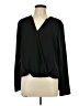 Remade Black Long Sleeve Blouse Size L - photo 1