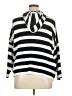 Ann Taylor LOFT Outlet Stripes Silver Pullover Sweater Size XL - photo 2