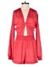 Bebe 100% Polyester Hearts Red Romper Size 0 - photo 1