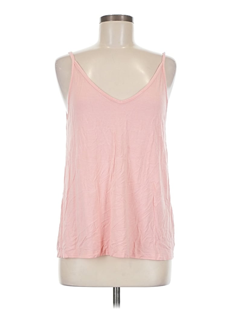 Pre-owned Zeagoo Tank Top Pink Halter Neckline Tops