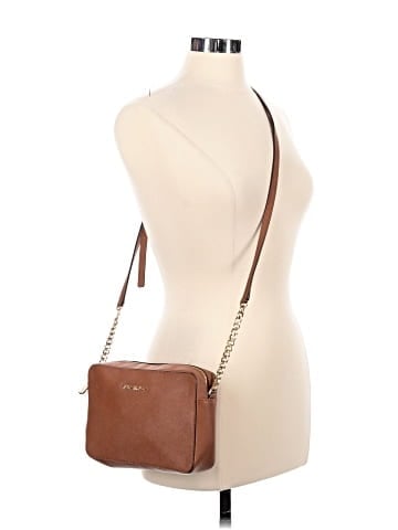 MICHAEL Michael Kors Leather Shoulder Bag (view 2)