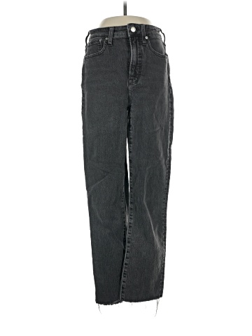Madewell The Curvy Perfect Vintage Straight Jean in Lunar Wash (view 1)