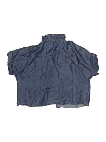Zara Basic Short Sleeve Button-Down Shirt (view 2)