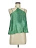 CAD 100% Rayon Green Sleeveless Blouse Size M - photo 1