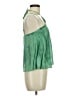 CAD 100% Rayon Green Sleeveless Blouse Size M - photo 4