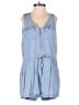 Guess 100% Cotton Solid Blue Romper Size XS - photo 1
