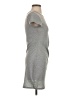 Blue Rain Solid Gray Casual Dress Size S - photo 4