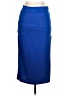 Skue 100% Polyester Solid Blue Formal Skirt Size L - photo 1