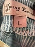 Young Essence Gray 3/4 Sleeve Blouse Size L - photo 8