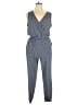 Max Studio Checkered-gingham Blue Jumpsuit Size XL - photo 1