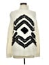 Ann Taylor LOFT Chevron-herringbone Ivory Turtleneck Sweater Size M - photo 1
