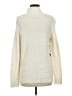 Ann Taylor LOFT Chevron-herringbone Ivory Turtleneck Sweater Size M - photo 2