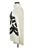 Ann Taylor LOFT Chevron-herringbone Ivory Turtleneck Sweater Size M - photo 5