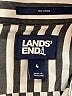 Lands' End 100% Cotton Stripes Silver Long Sleeve Blouse Size 4 - photo 7
