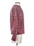 Shein Burgundy Long Sleeve Blouse Size S - photo 4