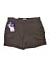 Boston Traders Solid Brown Khaki Shorts Size 14 - photo 1