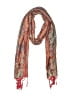 Unbranded Paisley Orange Red Scarf One size - photo 1