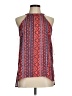 Paper Crane 100% Polyester Red Sleeveless Blouse Size M - photo 1