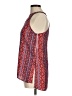 Paper Crane 100% Polyester Red Sleeveless Blouse Size M - photo 5