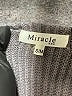 Miracle Color Block Pink Turtleneck Sweater Size S - photo 7
