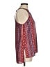 Paper Crane 100% Polyester Red Sleeveless Blouse Size M - photo 4
