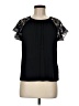 Cable & Gauge Black Short Sleeve Blouse Size M - photo 1
