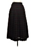 Prophecy 100% Wool Plaid Black Wool Skirt Size 2 (estimated) - photo 2