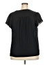 East Adeline 100% Polyester Black Short Sleeve Blouse Size 2X - photo 2