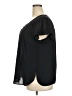 East Adeline 100% Polyester Black Short Sleeve Blouse Size 2X - photo 5