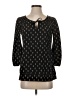 Princess Vera Wang 100% Polyester Black 3/4 Sleeve Blouse Size XS - photo 1