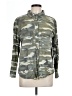 Sanctuary 100% Lyocell Camo Green Long Sleeve Button-Down Shirt Size L - photo 1