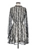 How Very Loved 100% Polyester Paisley Gray Casual Dress Size S - photo 1