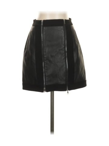 BCBGMAXAZRIA Faux Leather Skirt (view 1)