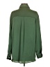 Zara Solid Green Long Sleeve Blouse Size S - photo 2