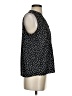 Banana Republic 100% Polyester Black Sleeveless Blouse Size S - photo 4