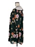 AUW 100% Polyester Floral Black Casual Dress Size M - photo 5