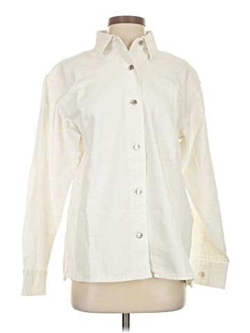 CALVIN KLEIN JEANS Long Sleeve Button-Down Shirt (view 1)
